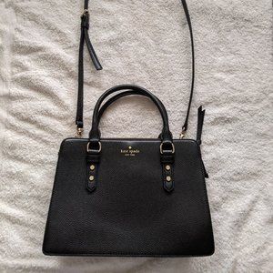 Kate Spade Pebble Leather Boxy Satchel